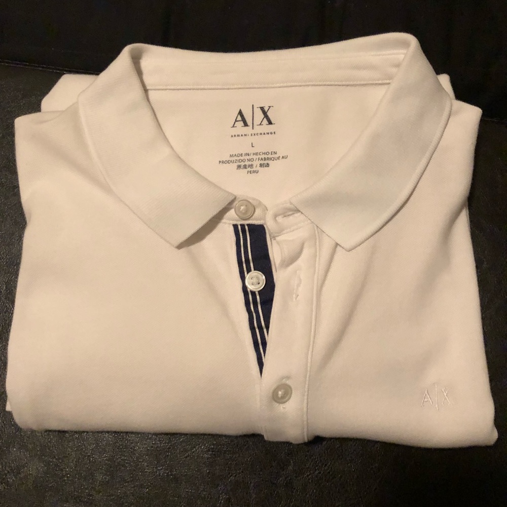 A/X long Sleeve polo, size L fitted.